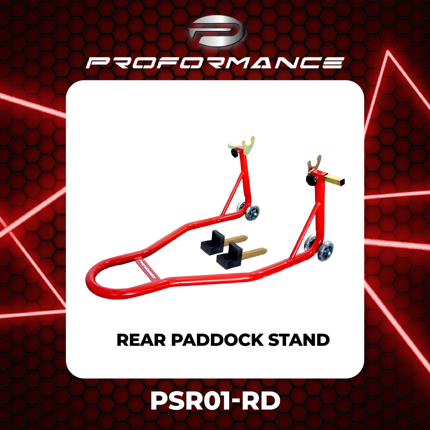 PROFORMANCE PSR01-RD REAR PADDOCK STAND FOR MOTOR BIKE